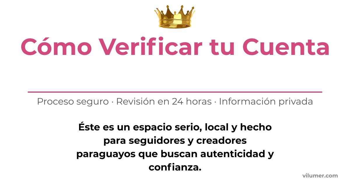 Verificación de cuenta Vilumer